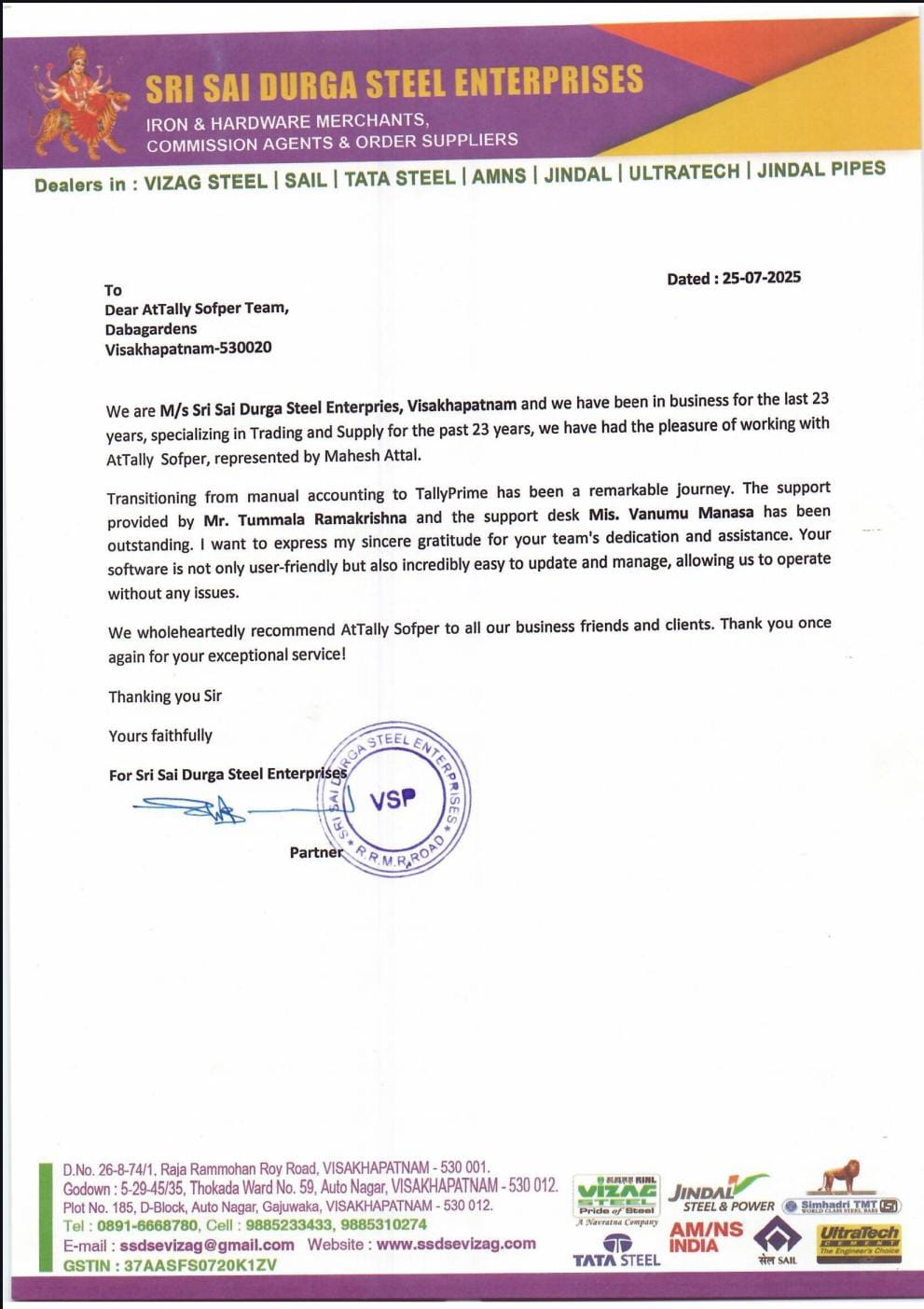 SAI DURGA STEEL
