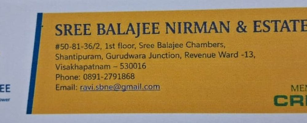 review from shree balajee nirman & estates